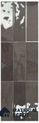 Subway & Backsplash Look Wall Tile TL 13470 B  8 inch x 2.5 inch Glossy Finish Porcelain Tile - 9 mm