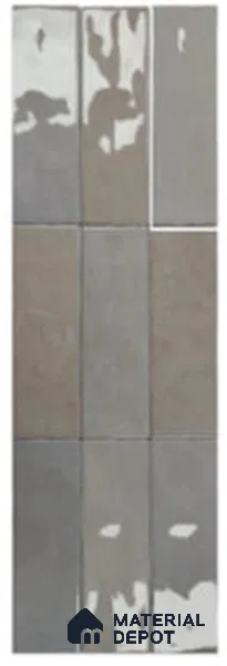 Subway & Backsplash Look Wall Tile TL 13470 8 inch x 2.5 inch Glossy Finish Porcelain Tile - 9 mm