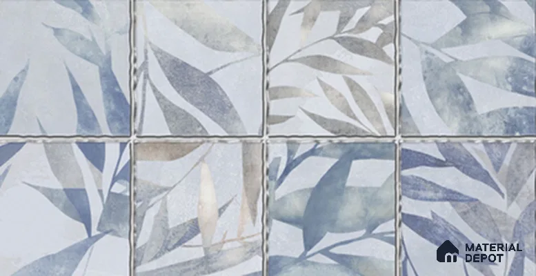 Highlighter Wall Tile TL 11358 C Winter Willow 2 ft x 1 ft Glossy Finish Ceramic Tile - 9 mm | Suitable For Kitchen, Bathroom & Accent/Feature Wall