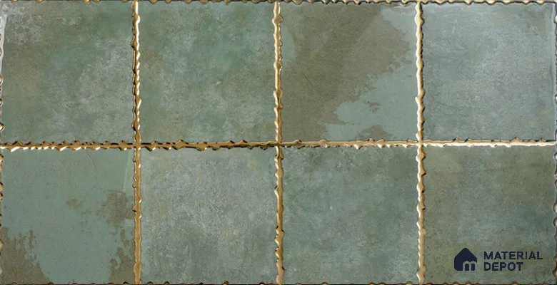 Patterned Look Wall Tile TL 11357 B 208 Dark 2 ft x 1 ft Glossy Finish Ceramic Tile - 9 mm | Please Expect a Slight Variation of Pattern