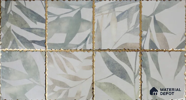 Highlighter Wall Tile TL 11357 C Whispering Willow 2 ft x 1 ft Glossy Finish Ceramic Tile - 9 mm | Suitable For Kitchen, Bathroom & Accent/Feature Wall