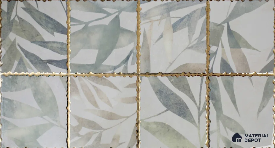 Highlighter Wall Tile TL 11357 C Whispering Willow 2 ft x 1 ft Glossy Finish Ceramic Tile - 9 mm | Suitable For Kitchen, Bathroom & Accent/Feature Wall
