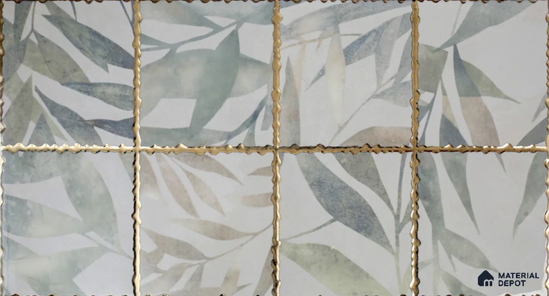 Highlighter Wall Tile TL 11357 C Whispering Willow 2 ft x 1 ft Glossy Finish Ceramic Tile - 9 mm | Suitable For Kitchen, Bathroom & Accent/Feature Wall