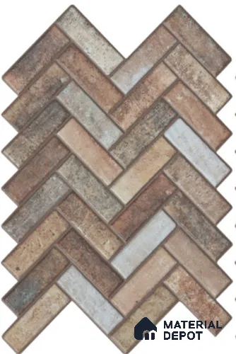 Brick Look Floor & Wall Tile TL 13458 B  2 ft x 16 inch Matte Finish Porcelain Tile - 9 mm