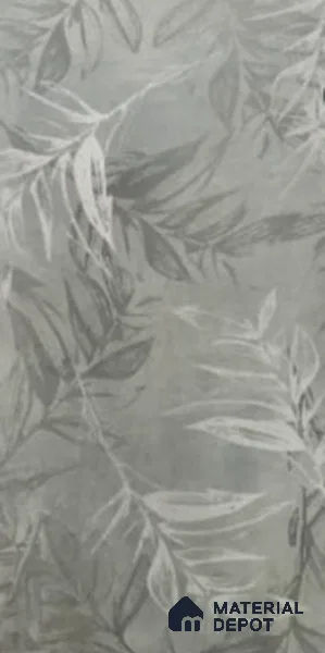Floral Wall Tile TL 13481 B Silver Canopy 800 x 1800 mm Vitrified Matte Finish | Suitable for Living Room, Bedroom, Bathroom, Dining & Highlighter Wall