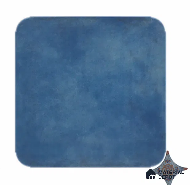 Cement Look Floor & Wall Octagon Tile TL 11427 E Cobalt Blue 20 inch x 20 inch Matte Finish Porcelain Tile - 9 mm | Suitable For Bathroom, Kitchen, Dining Area