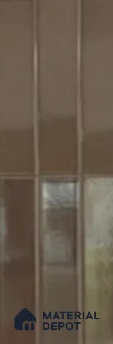 Subway Wall Tile TL 13485 C Cocoa Ember 60 x 246 mm Ceramic Glossy Finish | Plain Subway | Suitable for Bathroom, Kitchen & Highlighter Wall