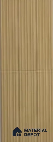 Subway Wall Tile TL 13485 H Sandstone Ridge 60 x 246 mm Ceramic Glossy Finish | Punch Surface | Suitable for Bathroom, Kitchen & Highlighter Wall