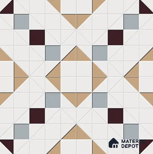 Moroccan Look Floor & Wall Tile TL 11383 6015 2 ft x 2 ft Matte Finish Porcelain Tile - 9 mm