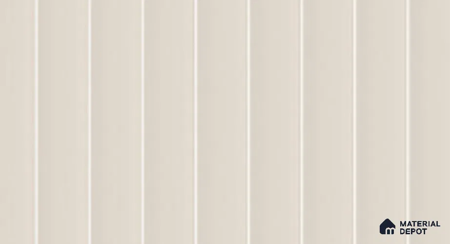 Subway Wall Tile TL 13484 F Blinds Cream 161 x 300 mm Ceramic Shiny Finish | Vertical Fluted Design | Suitable for Bathroom, Kitchen Backsplash & Highlighter Wall