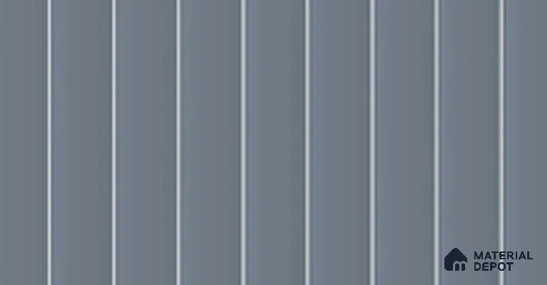 Subway Wall Tile TL 13484 E Blinds Navy 161 x 300 mm Ceramic Shiny Finish | Vertical Fluted Design | Suitable for Bathroom, Kitchen Backsplash & Highlighter Wall