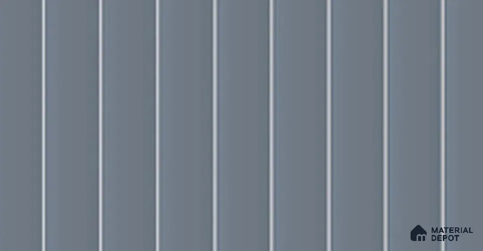 Subway Wall Tile TL 13484 E Blinds Navy 161 x 300 mm Ceramic Shiny Finish | Vertical Fluted Design | Suitable for Bathroom, Kitchen Backsplash & Highlighter Wall
