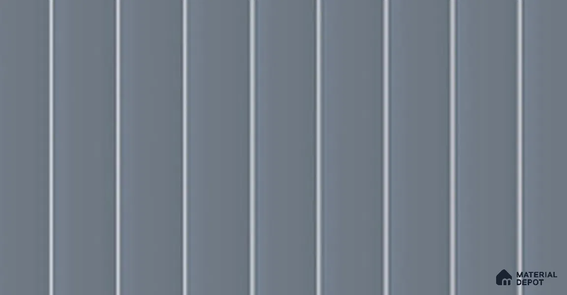 Subway Wall Tile TL 13484 E Blinds Navy 161 x 300 mm Ceramic Shiny Finish | Vertical Fluted Design | Suitable for Bathroom, Kitchen Backsplash & Highlighter Wall