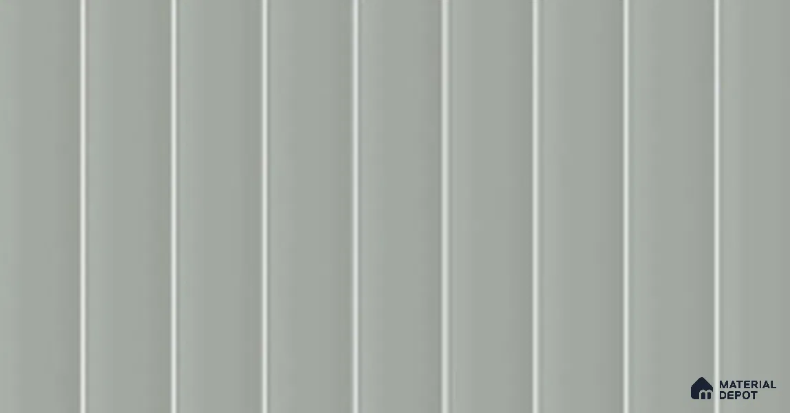 Subway Wall Tile TL 13484 Blinds Sea 161 x 300 mm Ceramic Shiny Finish | Vertical Fluted Design | Suitable for Bathroom, Kitchen Backsplash & Highlighter Wall
