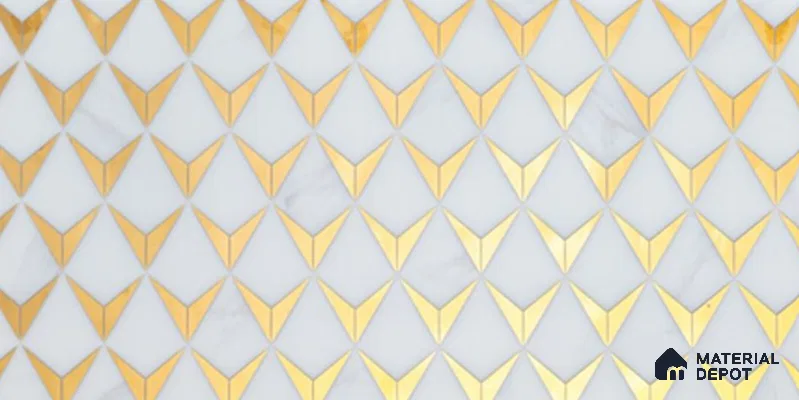 Highlighter Look Wall Tile TL 13184 5012 2 ft x 1 ft Glossy Finish Porcelain Tile - 9 mm