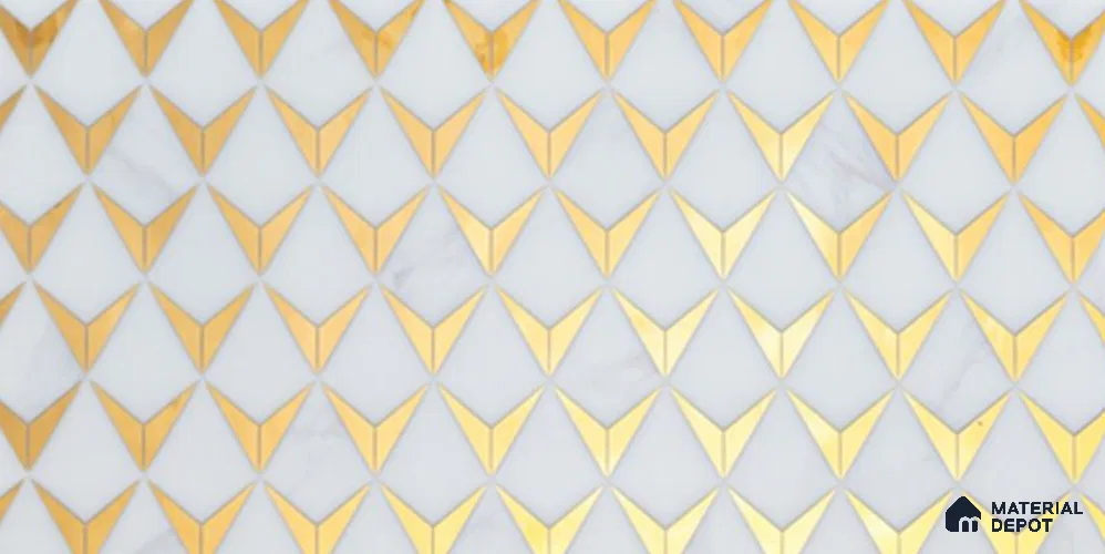 Highlighter Look Wall Tile TL 13184 5012 2 ft x 1 ft Glossy Finish Porcelain Tile - 9 mm