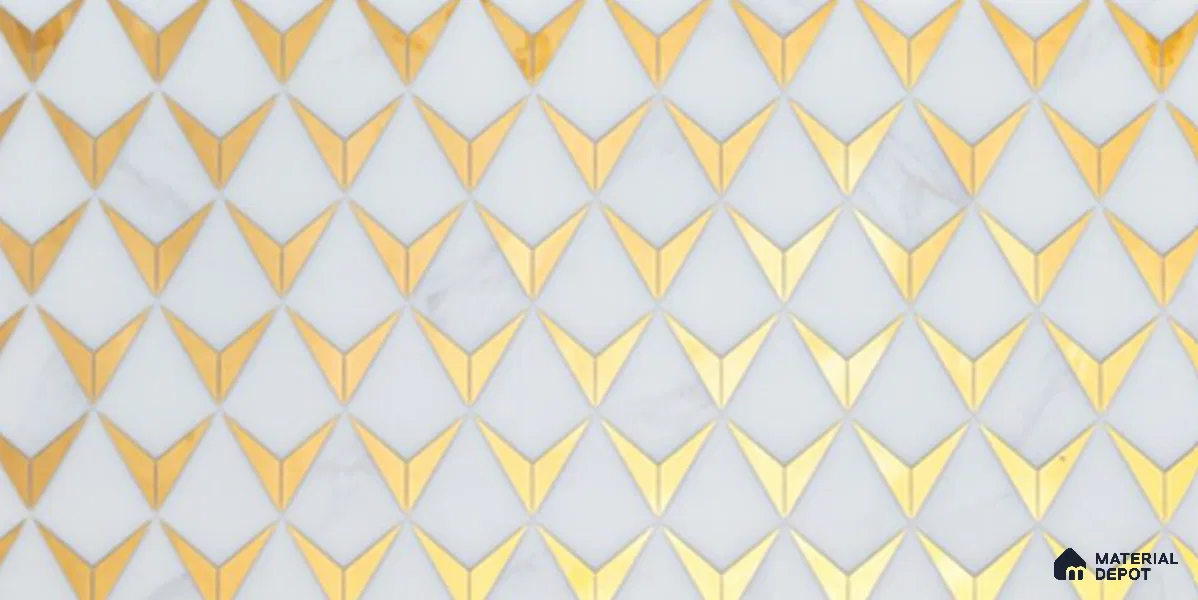 Highlighter Look Wall Tile TL 13184 5012 2 ft x 1 ft Glossy Finish Porcelain Tile - 9 mm