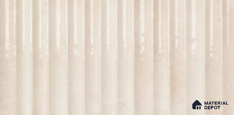 Subway Wall Tile TL 13454 D Pearl Chalk 1 ft x 6 inch Ceramic Glossy Finish | Suitable for Bathroom & Kitchen Backsplash