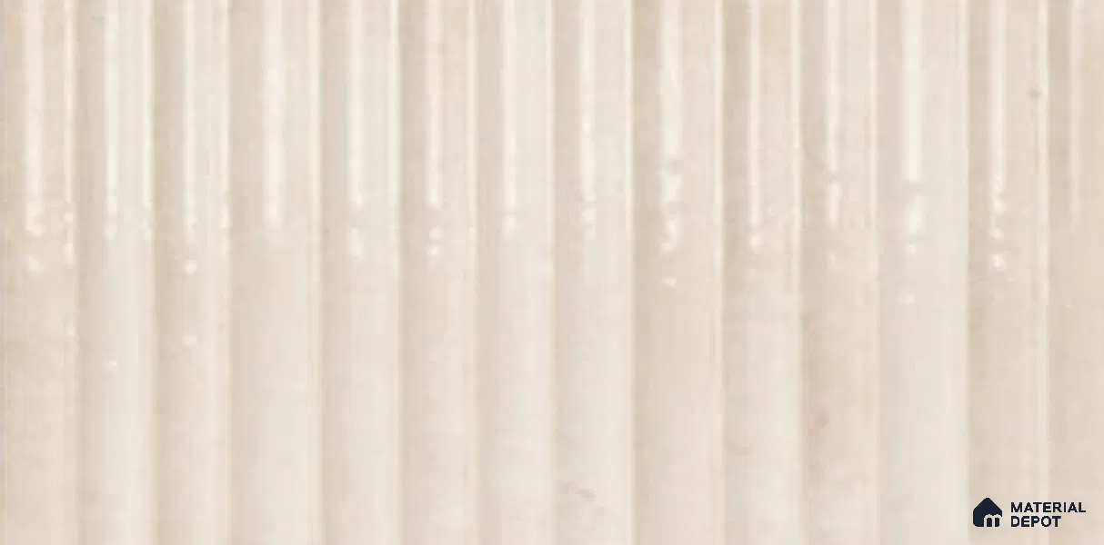 Subway Wall Tile TL 13454 D Pearl Chalk 1 ft x 6 inch Ceramic Glossy Finish | Suitable for Bathroom & Kitchen Backsplash