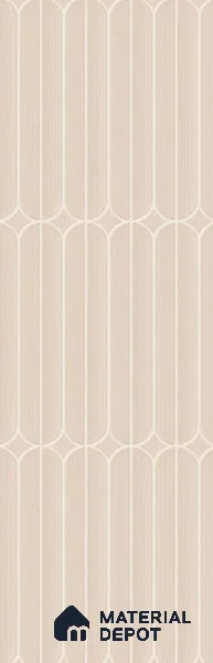 Faux Subway Wall Tile TL 13483 B Belle Beige 240 x 740 mm Porcelain Shiny Finish | Suitable for Bathroom, Kitchen, Dining & Highlighter Wall