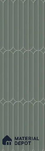 Faux Subway Wall Tile TL 13483 C Belle Verde 240 x 740 mm Porcelain Shiny Finish | Suitable for Bathroom, Kitchen, Dining & Highlighter Wall