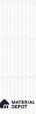 Faux Subway Wall Tile TL 13483 Belle Blanco 240 x 740 mm Porcelain Shiny Finish | Suitable for Bathroom, Kitchen, Dining & Highlighter Wall