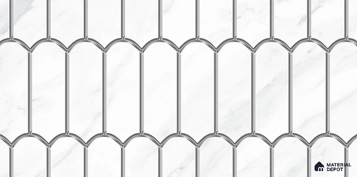 Subway Look Wall Tile TL 11354 C 204 Highlighter 2 ft x 1 ft Glossy Finish Ceramic Tile - 9 mm