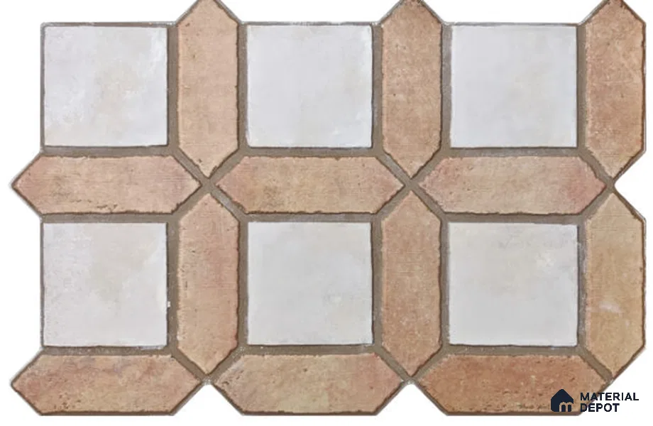 Geometric & Abstracts Look Floor Tile TL 13462 B  2 ft x 16 inch Matte Finish Porcelain Tile - 12 mm