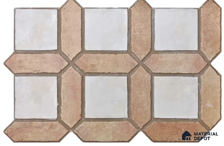 Geometric & Abstracts Look Floor Tile TL 13462 B 2 ft x 16 inch Matte Finish Porcelain Tile - 12 mm