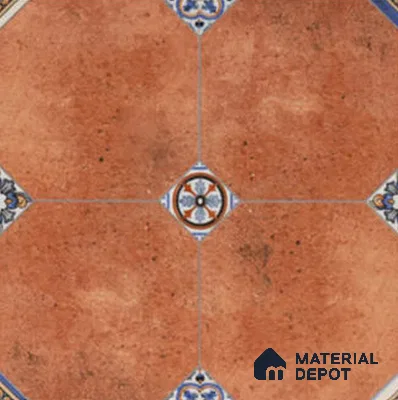 Moroccans Look Floor Tile TL 13464 B  29 inch x 29 inch Matte Finish Porcelain Tile - 9 mm