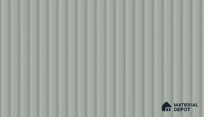 Light Sage Green Fluted Solid Color LM 19428 Light Matte Finish 8 ft x 4 ft Matte Finish Decorative Laminate - 1 mm | Suitable for TV Unit,Wardrobe, Kitchen Cabinets