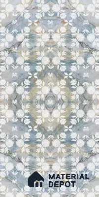 Patterned Look 1540 MI Calacatta Art 8 ft x 4 ft Texture Finish Decorative Laminate - 1 mm  | Suitable for Bedroom, TV Unit, Wardrobe | Matching Edgeband Code - (Rehau - 110208)
