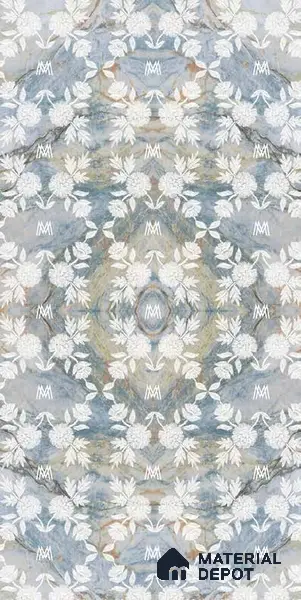 Patterned Look 1540 MI Calacatta Art 8 ft x 4 ft Texture Finish Decorative Laminate - 1 mm | Suitable for Bedroom, TV Unit, Wardrobe | Matching Edgeband Code - (Rehau - 110208)