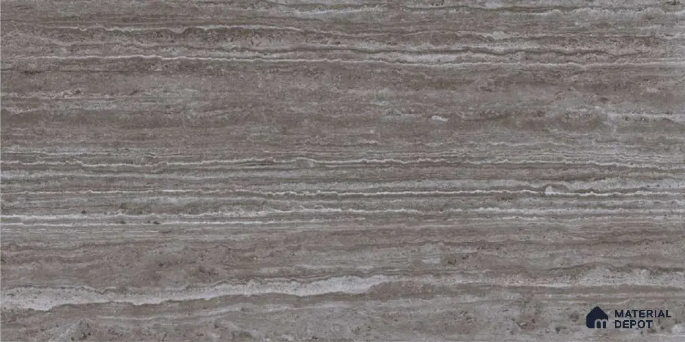 Brown Marble Wall & Floor Tile TL 06969 2 ft x 4 ft Vitrified Carving Matte Finish - 9 mm | 6 Random Design | Suitable for Living Room, Bedroom, Bathroom