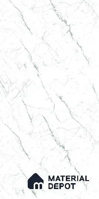 LM 19454 B Marmo Bianca Marble High Gloss Finish 8 ft x 4 ft Decorative Laminate - 1 mm | Suitable for TV Unit, Wardrobe, Kitchen Cabinets