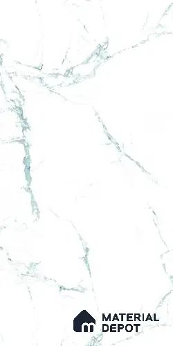 White Royal Marble Texture Finish Decorative Laminate 8 ft x 4 ft | 2C2019 RM Cloudstone - 1 mm | Matching Edgeband 1001 - Square1 | Ideal for Living Room, Bedroom, Kitchen, TV Cabinet, Wardrobe