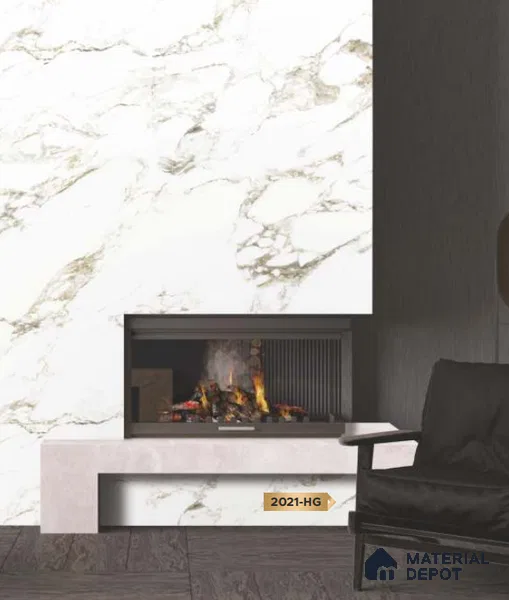LM 19457 C Vertex Angle Marble High Gloss Finish 8 ft x 4 ft Decorative Laminate - 1 mm | Suitable for TV Unit, Wardrobe, Kitchen Cabinets