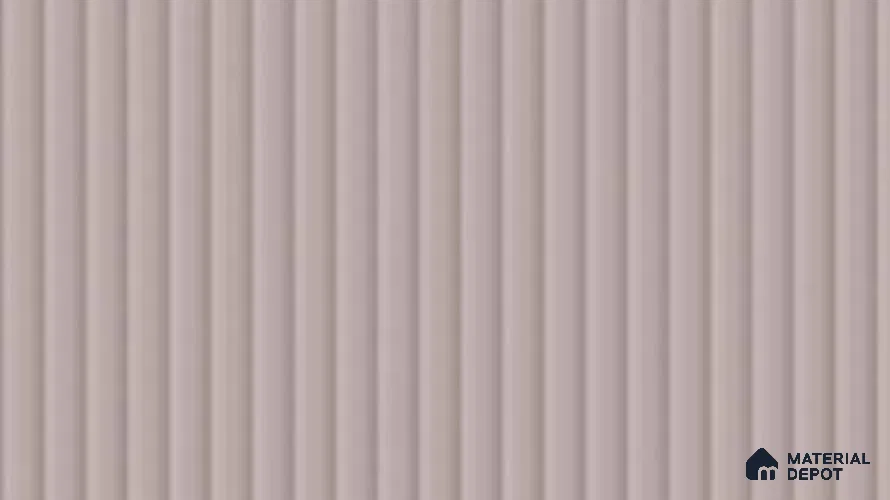 Lead Grey Fluted Solid Color LM 19468 B Lead Glossy Finish 8 ft x 4 ft Glossy Finish Decorative Laminate - 1 mm | Suitable for TV Unit,Wardrobe, Kitchen Cabinets