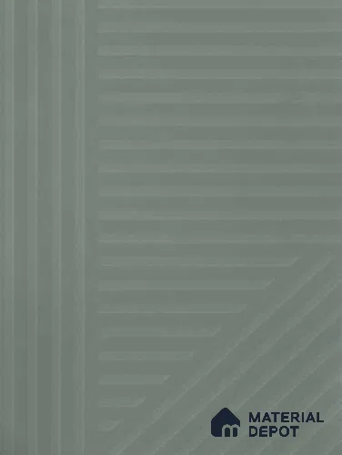 Patterned Look 3284 GC Smoke Green 8 ft x 4 ft Texture Finish Decorative Laminate - 1 mm | Suitable for Bedroom, TV Unit, Wardrobe