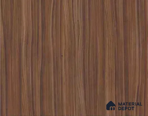 3419 Deco Walnut Light Brown 8 ft x 4 ft Single Side HPL Sheet - 5 mm