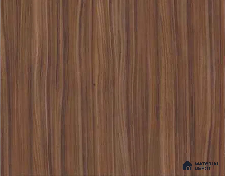 3419 Deco Walnut Light Brown 8 ft x 4 ft Single Side HPL Sheet - 5 mm