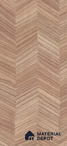 LM 19475 Brescan Walnut Regal Walnut Texture Finish 8 ft x 4 ft Decorative Laminate - 1 mm | Suitable for TV Unit, Wardrobe, Kitchen Cabinets