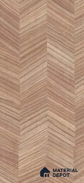 LM 19475 Brescan Walnut Regal Walnut Texture Finish 8 ft x 4 ft Decorative Laminate - 1 mm | Suitable for TV Unit, Wardrobe, Kitchen Cabinets