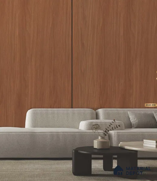 Wooden Look LM 19494 B Swiss Pear Dripped Wood Texture Finish 8 ft x 4 ft Decorative Laminate - 1 mm | Suitable for TV Unit, Wardrobe, Kitchen Cabinets