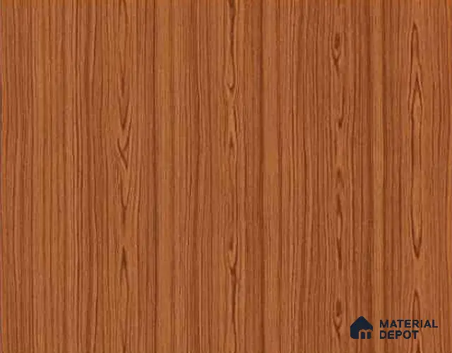 464 Nyana Teak 8 ft x 4 ft Double Side HPL Sheet - 4 mm