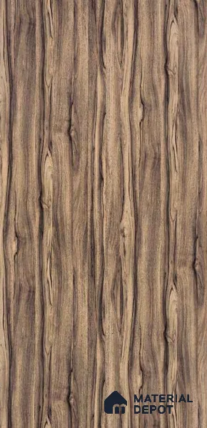 657 Marine Walnut 8 ft x 4 ft Single Side HPL Sheet - 5 mm