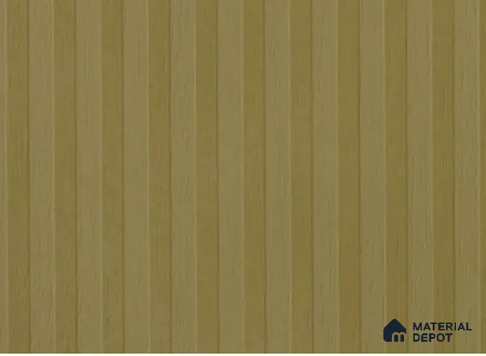 Fluted Solid Color Look 83283 CL Verona Green 8 ft x 4 ft Texture Finish Liner Laminate - 0.8 mm | Suitable for TV Unit, Wardrobe, Kitchen Cabinets