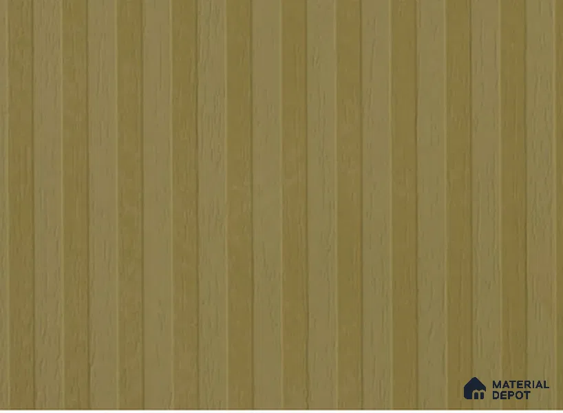 Fluted Solid Color Look 83283 CL Verona Green 8 ft x 4 ft Texture Finish Liner Laminate - 0.8 mm | Suitable for TV Unit, Wardrobe, Kitchen Cabinets