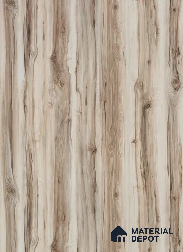 Wooden Look 83765 GL Grey Elm 8 ft x 4 ft High Gloss Finish Liner Laminate - 0.8 mm | Suitable for TV Unit, Wardrobe, Kitchen Cabinets