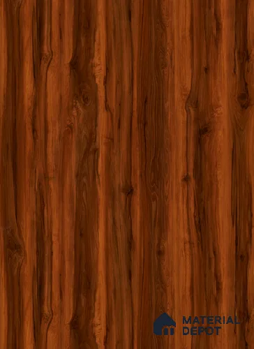Wooden Look 83766 GL Red Elm 8 ft x 4 ft High Gloss Finish Liner Laminate - 0.8 mm | Suitable for TV Unit, Wardrobe, Kitchen Cabinets